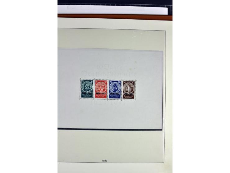 1872/1945, postfrische, ungebrauchte und gestempelte Sammlung mit allen Zeppelinen und Blocks, dazu etwas Besetzung II und Do