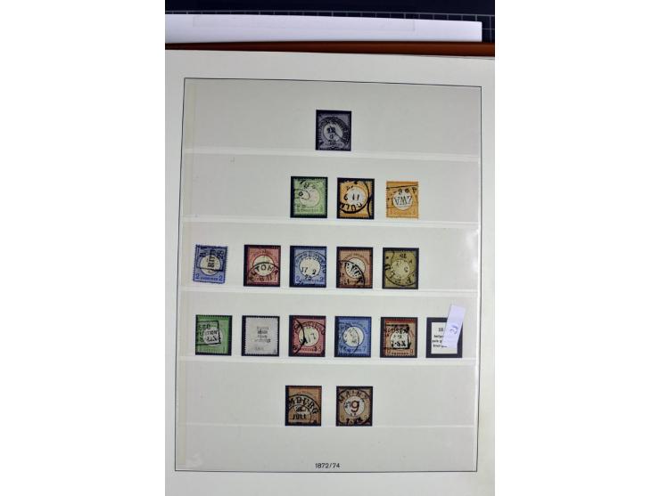 1872/1945, postfrische, ungebrauchte und gestempelte Sammlung mit allen Zeppelinen und Blocks, dazu etwas Besetzung II und Do