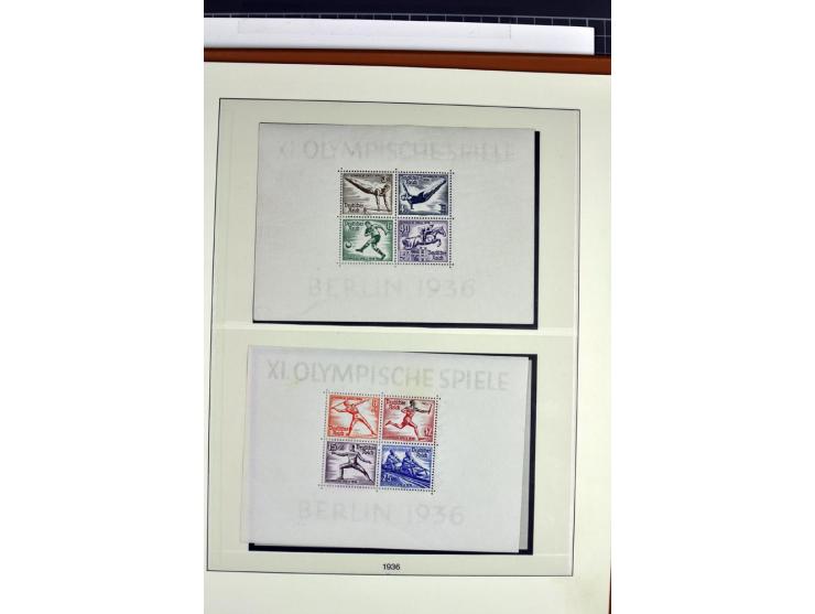 1872/1945, postfrische, ungebrauchte und gestempelte Sammlung mit allen Zeppelinen und Blocks, dazu etwas Besetzung II und Do