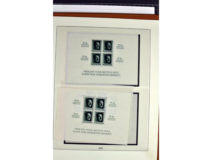 1872/1945, postfrische, ungebrauchte und gestempelte Sammlung mit allen Zeppelinen und Blocks, dazu etwas Besetzung II und Do
