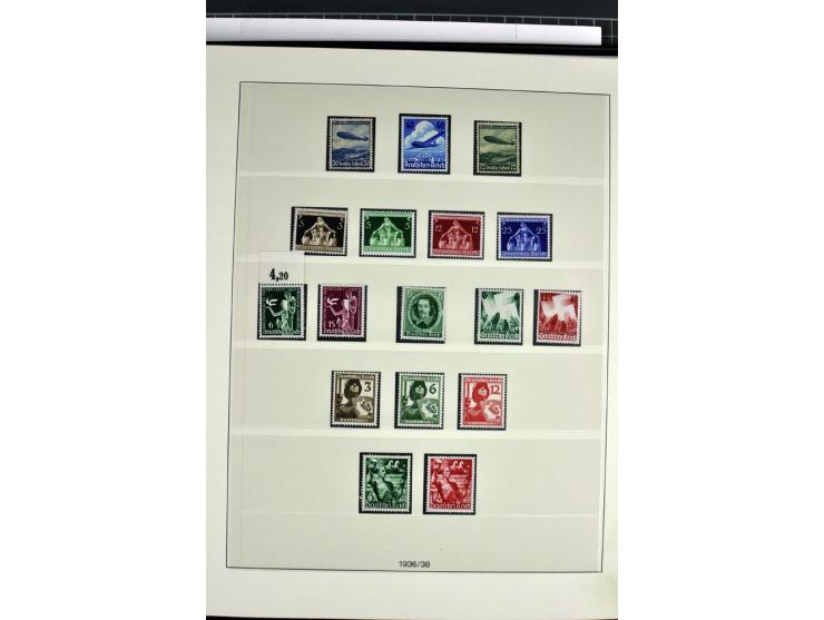 1872/1945, postfrische, ungebrauchte und gestempelte Sammlung mit allen Zeppelinen und Blocks, dazu etwas Besetzung II und Do