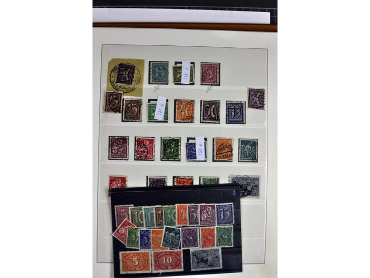 1872/1945, postfrische, ungebrauchte und gestempelte Sammlung mit allen Zeppelinen und Blocks, dazu etwas Besetzung II und Do