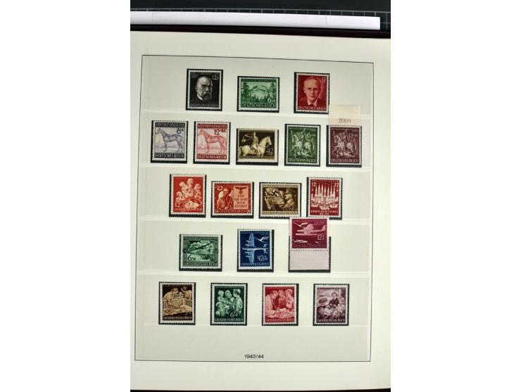 1872/1945, postfrische, ungebrauchte und gestempelte Sammlung mit allen Zeppelinen und Blocks, dazu etwas Besetzung II und Do