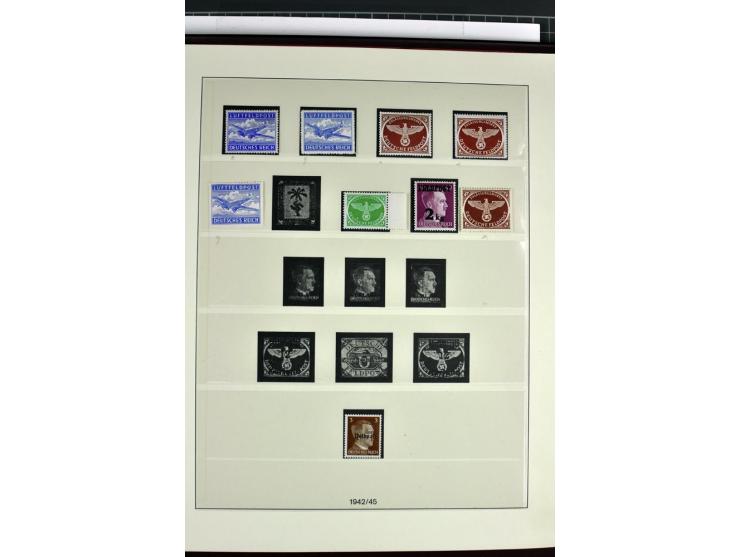 1872/1945, postfrische, ungebrauchte und gestempelte Sammlung mit allen Zeppelinen und Blocks, dazu etwas Besetzung II und Do