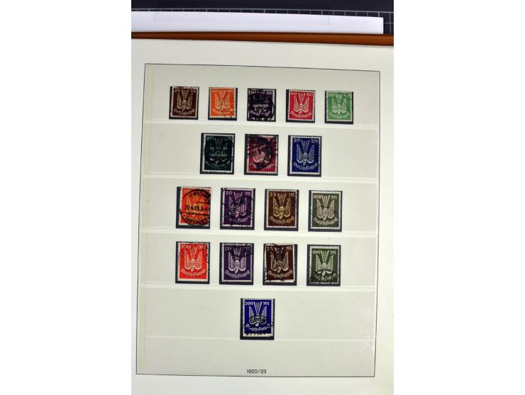 1872/1945, postfrische, ungebrauchte und gestempelte Sammlung mit allen Zeppelinen und Blocks, dazu etwas Besetzung II und Do
