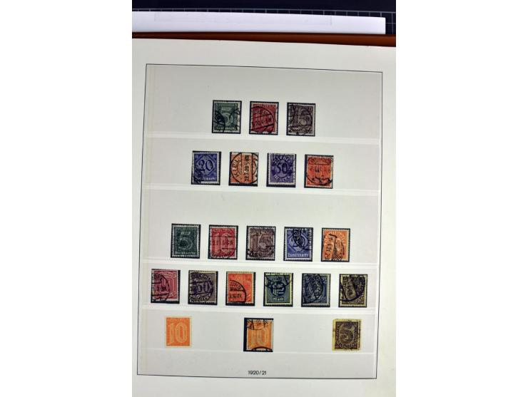 1872/1945, postfrische, ungebrauchte und gestempelte Sammlung mit allen Zeppelinen und Blocks, dazu etwas Besetzung II und Do