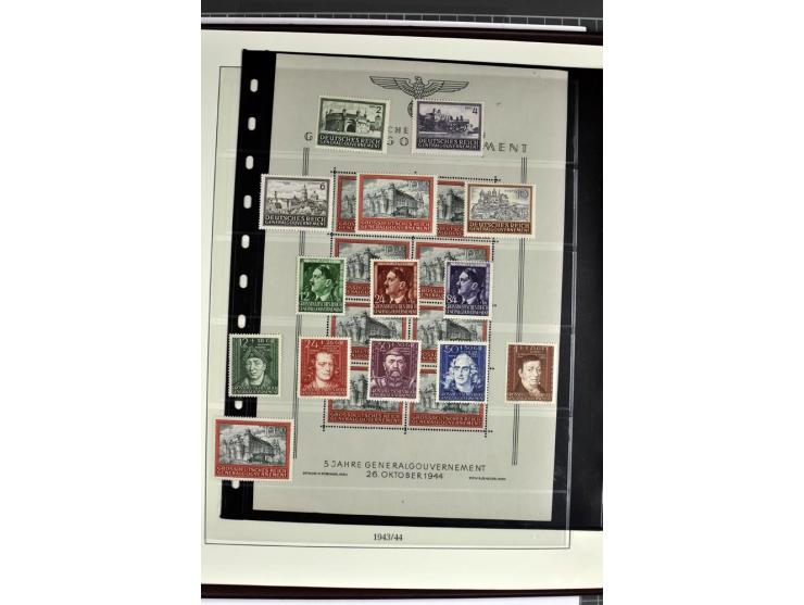 1872/1945, postfrische, ungebrauchte und gestempelte Sammlung mit allen Zeppelinen und Blocks, dazu etwas Besetzung II und Do