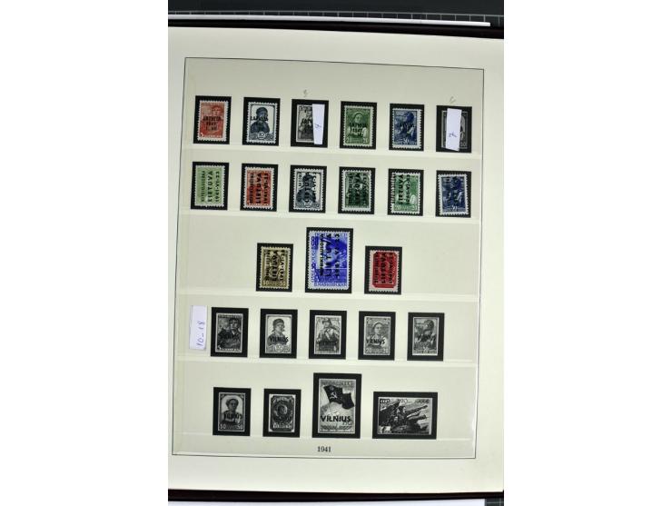 1872/1945, postfrische, ungebrauchte und gestempelte Sammlung mit allen Zeppelinen und Blocks, dazu etwas Besetzung II und Do