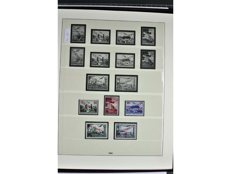 1872/1945, postfrische, ungebrauchte und gestempelte Sammlung mit allen Zeppelinen und Blocks, dazu etwas Besetzung II und Do