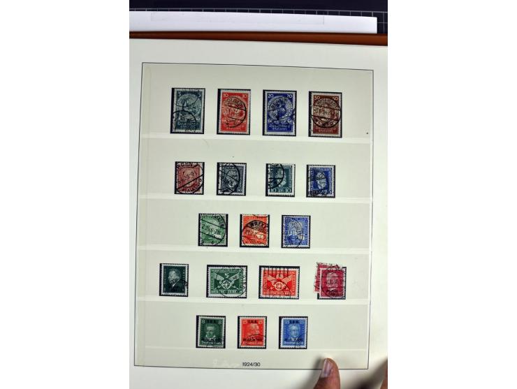 1872/1945, postfrische, ungebrauchte und gestempelte Sammlung mit allen Zeppelinen und Blocks, dazu etwas Besetzung II und Do