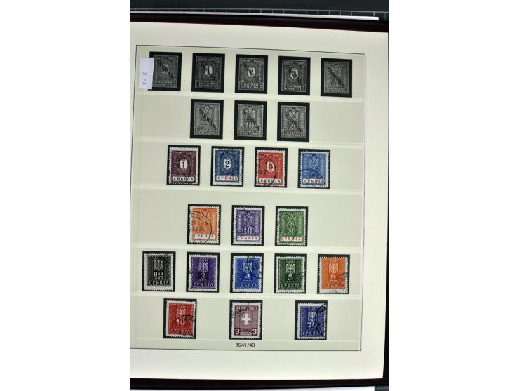 1872/1945, postfrische, ungebrauchte und gestempelte Sammlung mit allen Zeppelinen und Blocks, dazu etwas Besetzung II und Do