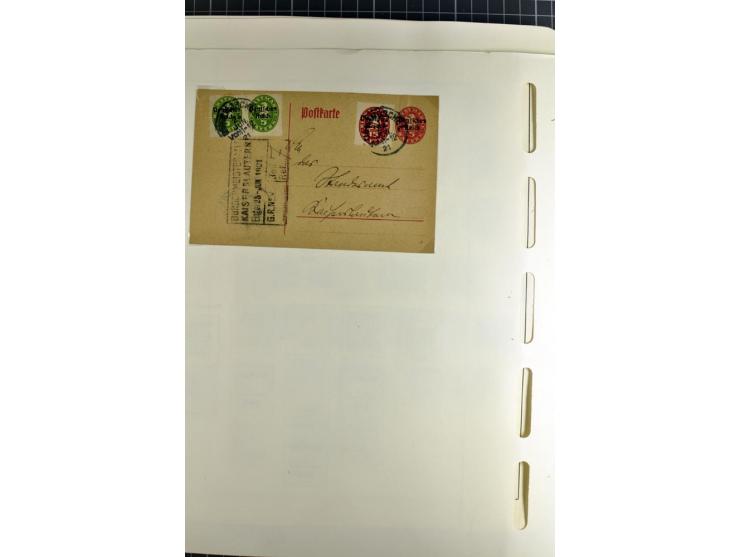 1872/1945, vorwiegend gestempelte Sammlung, beginnend mit schönem Brustschildteil, danach mit einigen besseren u.a. Mi.-Nr. 6