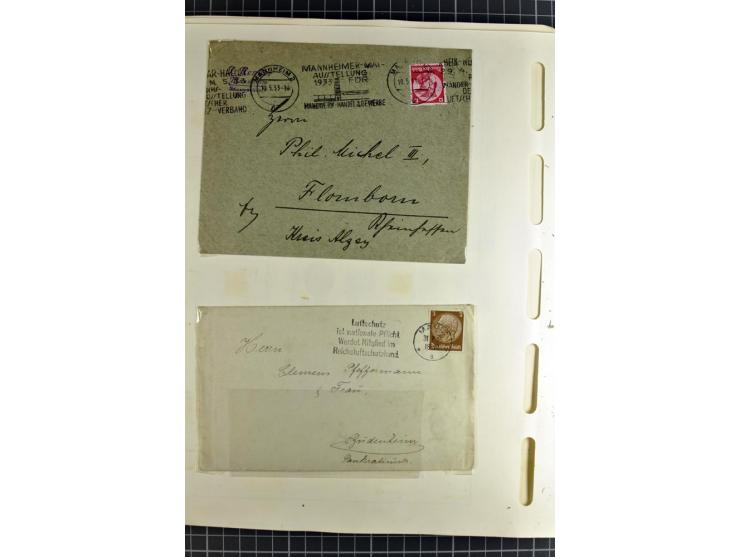 1872/1945, vorwiegend gestempelte Sammlung, beginnend mit schönem Brustschildteil, danach mit einigen besseren u.a. Mi.-Nr. 6