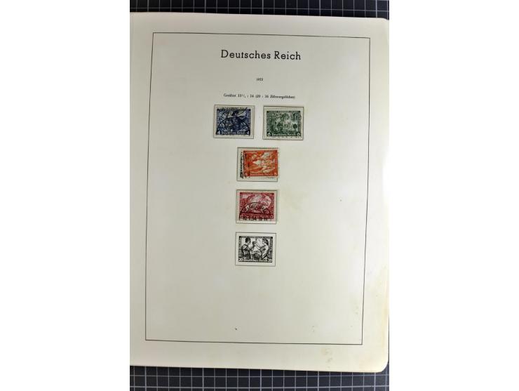 1872/1945, vorwiegend gestempelte Sammlung, beginnend mit schönem Brustschildteil, danach mit einigen besseren u.a. Mi.-Nr. 6