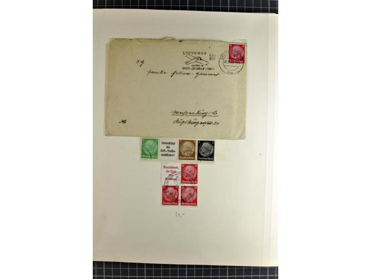 1872/1945, vorwiegend gestempelte Sammlung, beginnend mit schönem Brustschildteil, danach mit einigen besseren u.a. Mi.-Nr. 6
