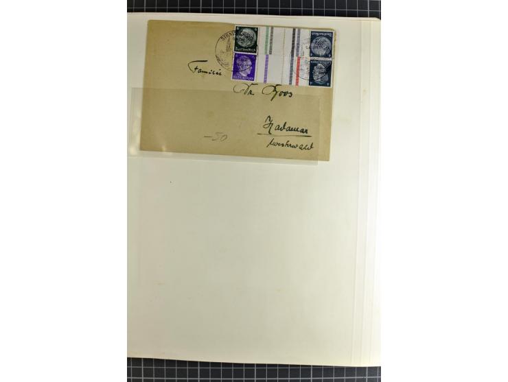 1872/1945, vorwiegend gestempelte Sammlung, beginnend mit schönem Brustschildteil, danach mit einigen besseren u.a. Mi.-Nr. 6