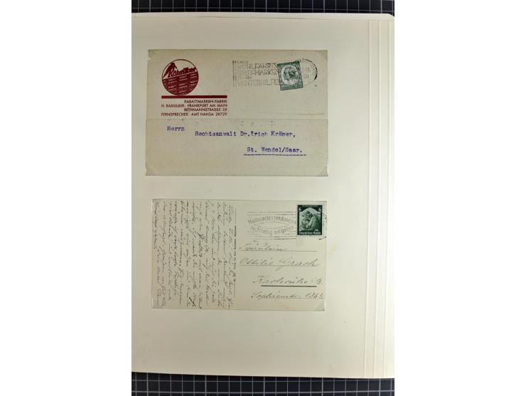 1872/1945, vorwiegend gestempelte Sammlung, beginnend mit schönem Brustschildteil, danach mit einigen besseren u.a. Mi.-Nr. 6