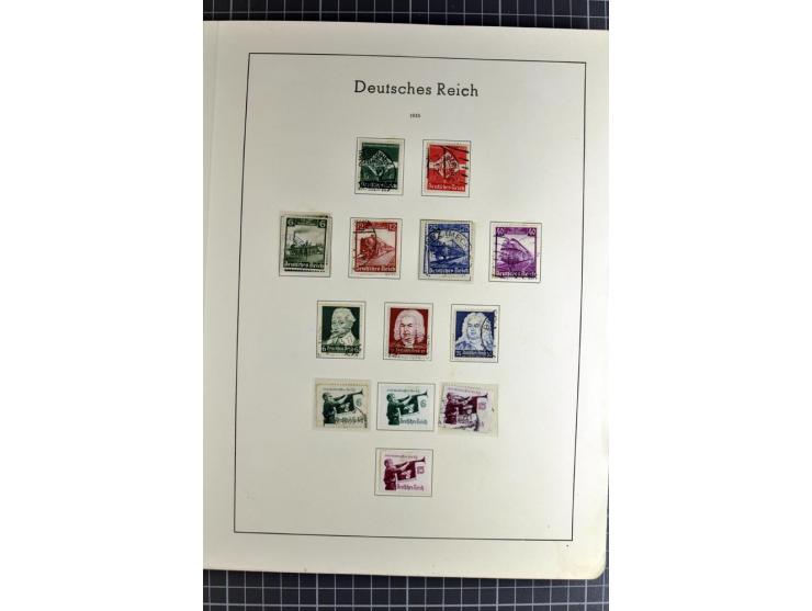 1872/1945, vorwiegend gestempelte Sammlung, beginnend mit schönem Brustschildteil, danach mit einigen besseren u.a. Mi.-Nr. 6