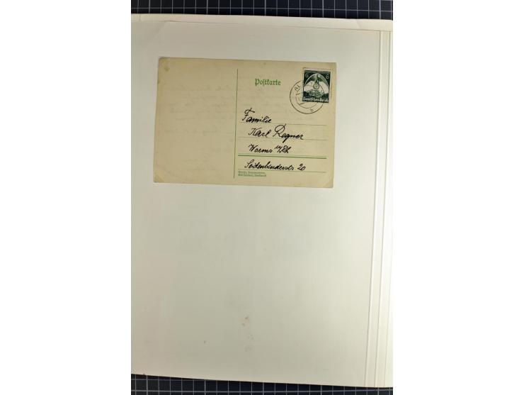 1872/1945, vorwiegend gestempelte Sammlung, beginnend mit schönem Brustschildteil, danach mit einigen besseren u.a. Mi.-Nr. 6