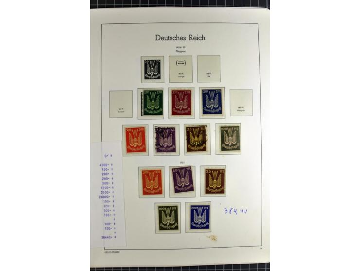 1872/1945, vorwiegend gestempelte Sammlung, beginnend mit schönem Brustschildteil, danach mit einigen besseren u.a. Mi.-Nr. 6