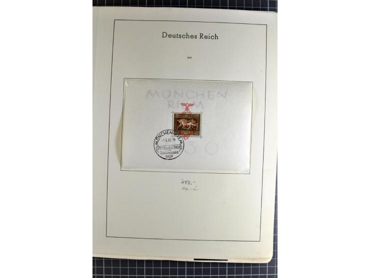 1872/1945, vorwiegend gestempelte Sammlung, beginnend mit schönem Brustschildteil, danach mit einigen besseren u.a. Mi.-Nr. 6