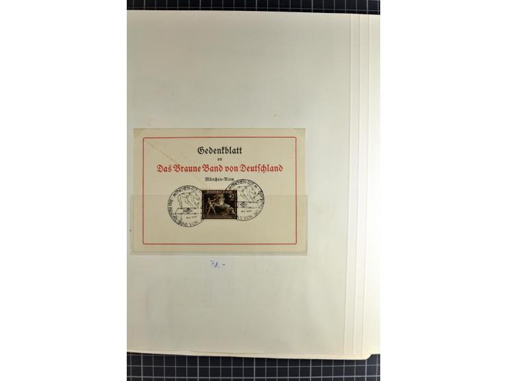 1872/1945, vorwiegend gestempelte Sammlung, beginnend mit schönem Brustschildteil, danach mit einigen besseren u.a. Mi.-Nr. 6