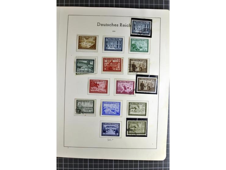 1872/1945, vorwiegend gestempelte Sammlung, beginnend mit schönem Brustschildteil, danach mit einigen besseren u.a. Mi.-Nr. 6