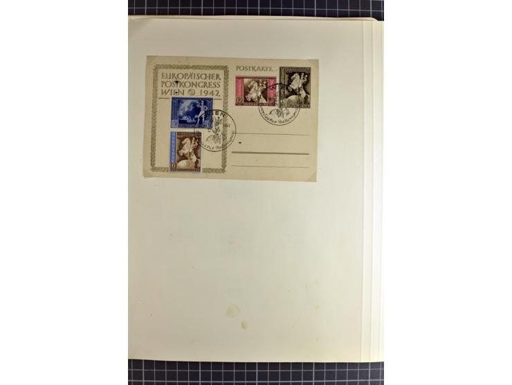 1872/1945, vorwiegend gestempelte Sammlung, beginnend mit schönem Brustschildteil, danach mit einigen besseren u.a. Mi.-Nr. 6