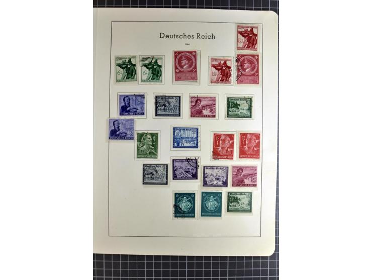 1872/1945, vorwiegend gestempelte Sammlung, beginnend mit schönem Brustschildteil, danach mit einigen besseren u.a. Mi.-Nr. 6