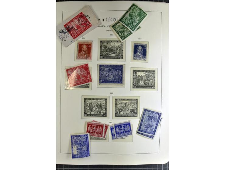 1872/1945, vorwiegend gestempelte Sammlung, beginnend mit schönem Brustschildteil, danach mit einigen besseren u.a. Mi.-Nr. 6