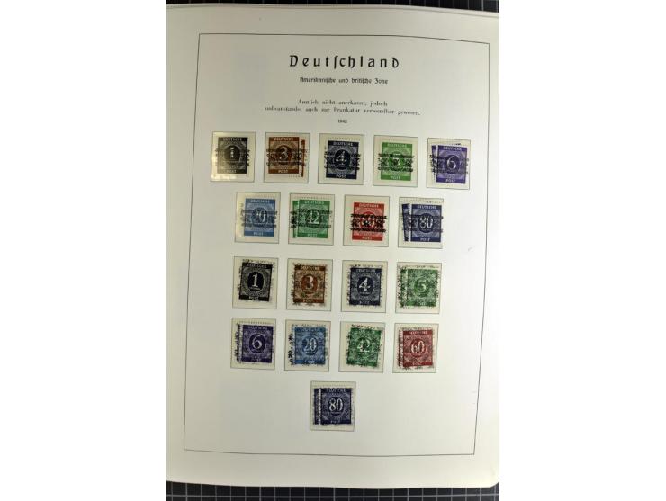 1872/1945, vorwiegend gestempelte Sammlung, beginnend mit schönem Brustschildteil, danach mit einigen besseren u.a. Mi.-Nr. 6