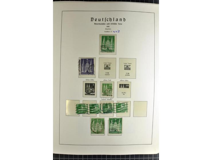 1872/1945, vorwiegend gestempelte Sammlung, beginnend mit schönem Brustschildteil, danach mit einigen besseren u.a. Mi.-Nr. 6