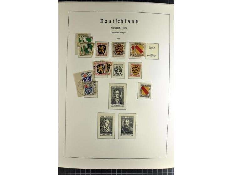 1872/1945, vorwiegend gestempelte Sammlung, beginnend mit schönem Brustschildteil, danach mit einigen besseren u.a. Mi.-Nr. 6