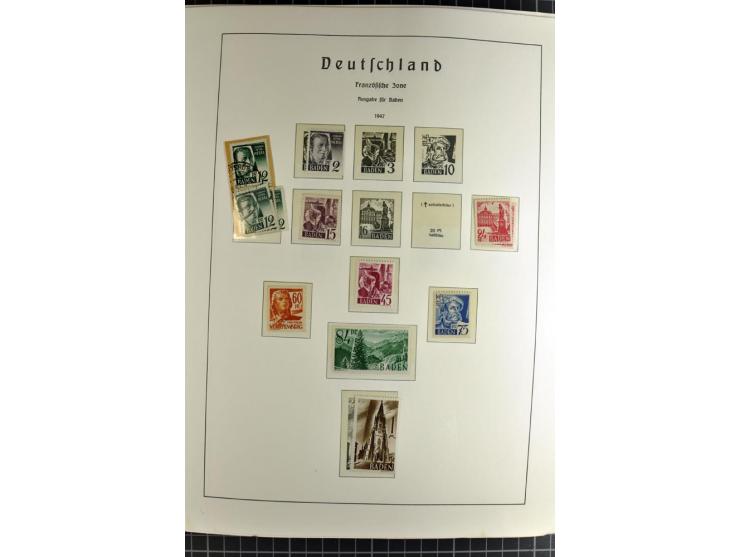 1872/1945, vorwiegend gestempelte Sammlung, beginnend mit schönem Brustschildteil, danach mit einigen besseren u.a. Mi.-Nr. 6