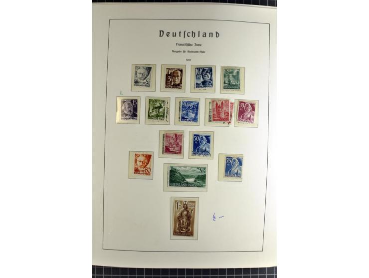 1872/1945, vorwiegend gestempelte Sammlung, beginnend mit schönem Brustschildteil, danach mit einigen besseren u.a. Mi.-Nr. 6
