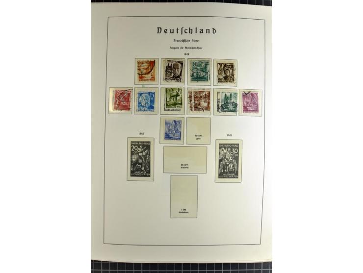 1872/1945, vorwiegend gestempelte Sammlung, beginnend mit schönem Brustschildteil, danach mit einigen besseren u.a. Mi.-Nr. 6