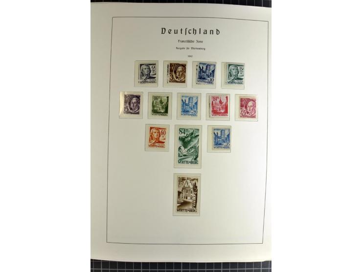 1872/1945, vorwiegend gestempelte Sammlung, beginnend mit schönem Brustschildteil, danach mit einigen besseren u.a. Mi.-Nr. 6