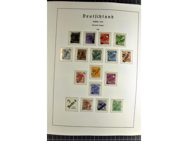 1872/1945, vorwiegend gestempelte Sammlung, beginnend mit schönem Brustschildteil, danach mit einigen besseren u.a. Mi.-Nr. 6