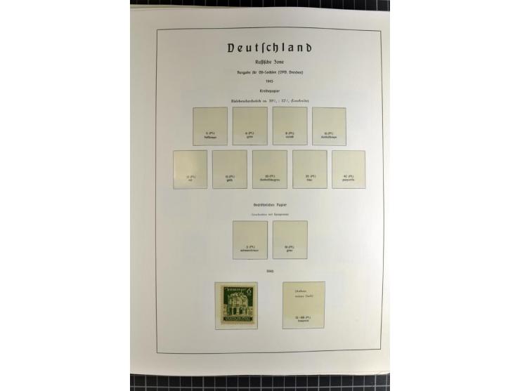1872/1945, vorwiegend gestempelte Sammlung, beginnend mit schönem Brustschildteil, danach mit einigen besseren u.a. Mi.-Nr. 6