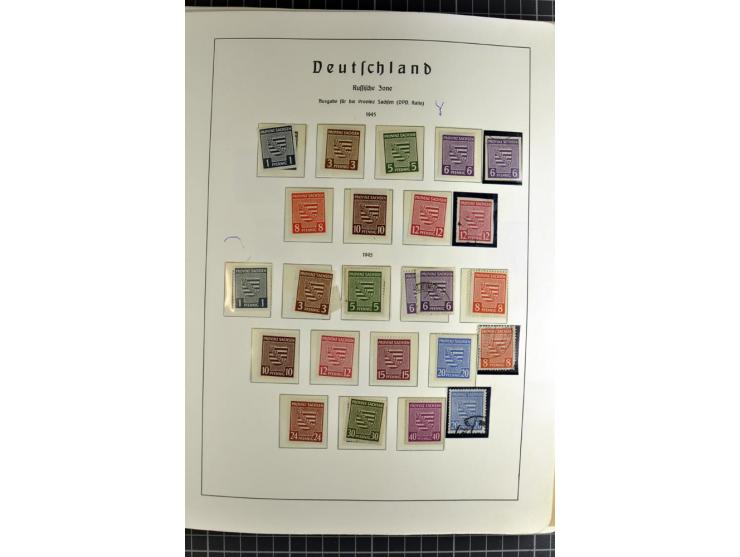 1872/1945, vorwiegend gestempelte Sammlung, beginnend mit schönem Brustschildteil, danach mit einigen besseren u.a. Mi.-Nr. 6