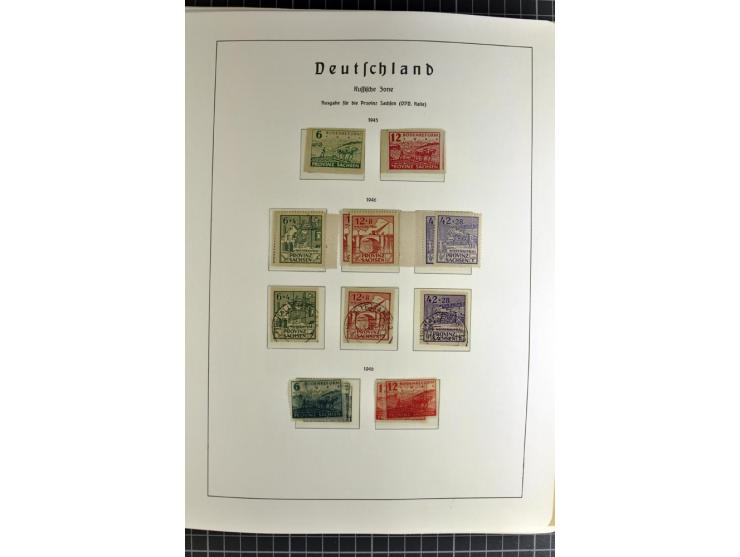 1872/1945, vorwiegend gestempelte Sammlung, beginnend mit schönem Brustschildteil, danach mit einigen besseren u.a. Mi.-Nr. 6