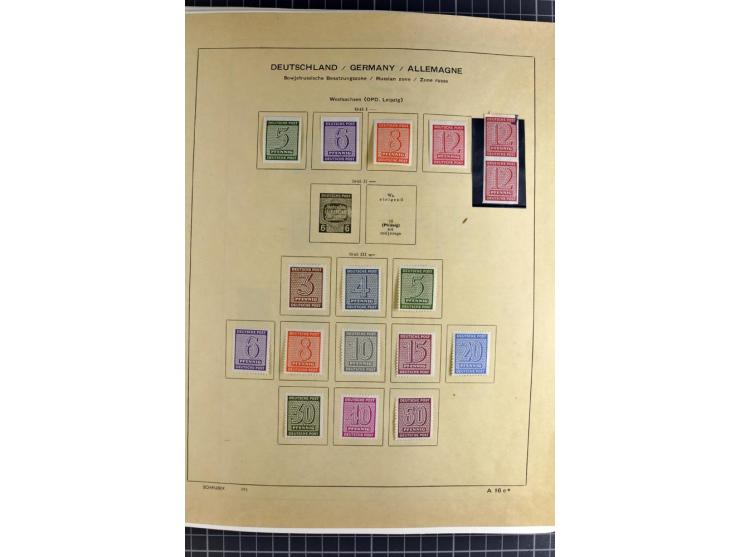 1872/1945, vorwiegend gestempelte Sammlung, beginnend mit schönem Brustschildteil, danach mit einigen besseren u.a. Mi.-Nr. 6
