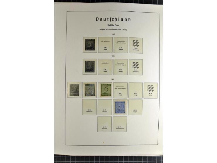 1872/1945, vorwiegend gestempelte Sammlung, beginnend mit schönem Brustschildteil, danach mit einigen besseren u.a. Mi.-Nr. 6