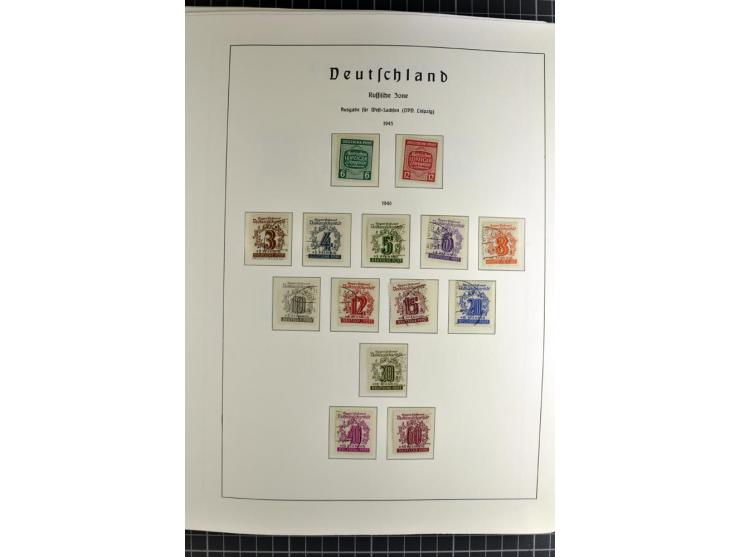 1872/1945, vorwiegend gestempelte Sammlung, beginnend mit schönem Brustschildteil, danach mit einigen besseren u.a. Mi.-Nr. 6