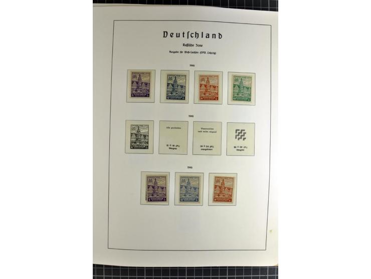 1872/1945, vorwiegend gestempelte Sammlung, beginnend mit schönem Brustschildteil, danach mit einigen besseren u.a. Mi.-Nr. 6