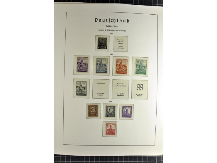 1872/1945, vorwiegend gestempelte Sammlung, beginnend mit schönem Brustschildteil, danach mit einigen besseren u.a. Mi.-Nr. 6