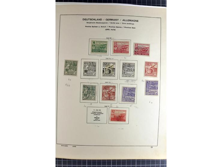1872/1945, vorwiegend gestempelte Sammlung, beginnend mit schönem Brustschildteil, danach mit einigen besseren u.a. Mi.-Nr. 6