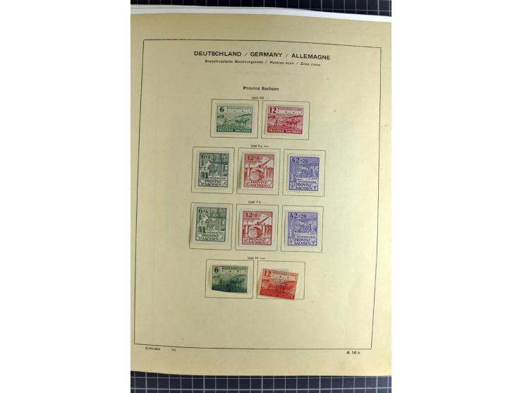 1872/1945, vorwiegend gestempelte Sammlung, beginnend mit schönem Brustschildteil, danach mit einigen besseren u.a. Mi.-Nr. 6