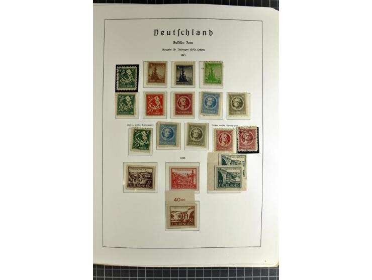 1872/1945, vorwiegend gestempelte Sammlung, beginnend mit schönem Brustschildteil, danach mit einigen besseren u.a. Mi.-Nr. 6