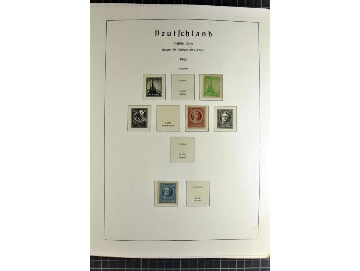 1872/1945, vorwiegend gestempelte Sammlung, beginnend mit schönem Brustschildteil, danach mit einigen besseren u.a. Mi.-Nr. 6